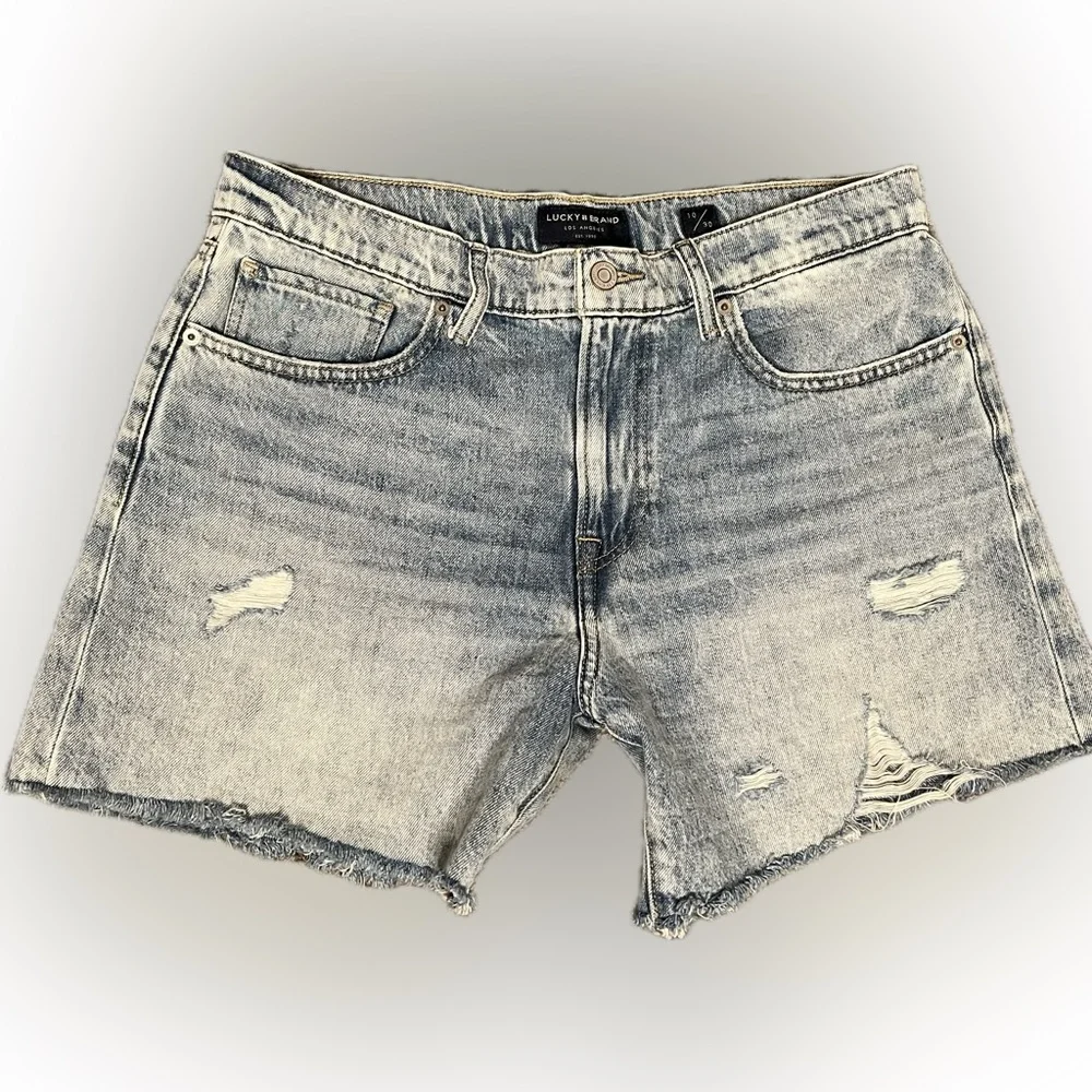 Lucky Brand Mid Rise Cut Off Shorts - Picture 5 of 8